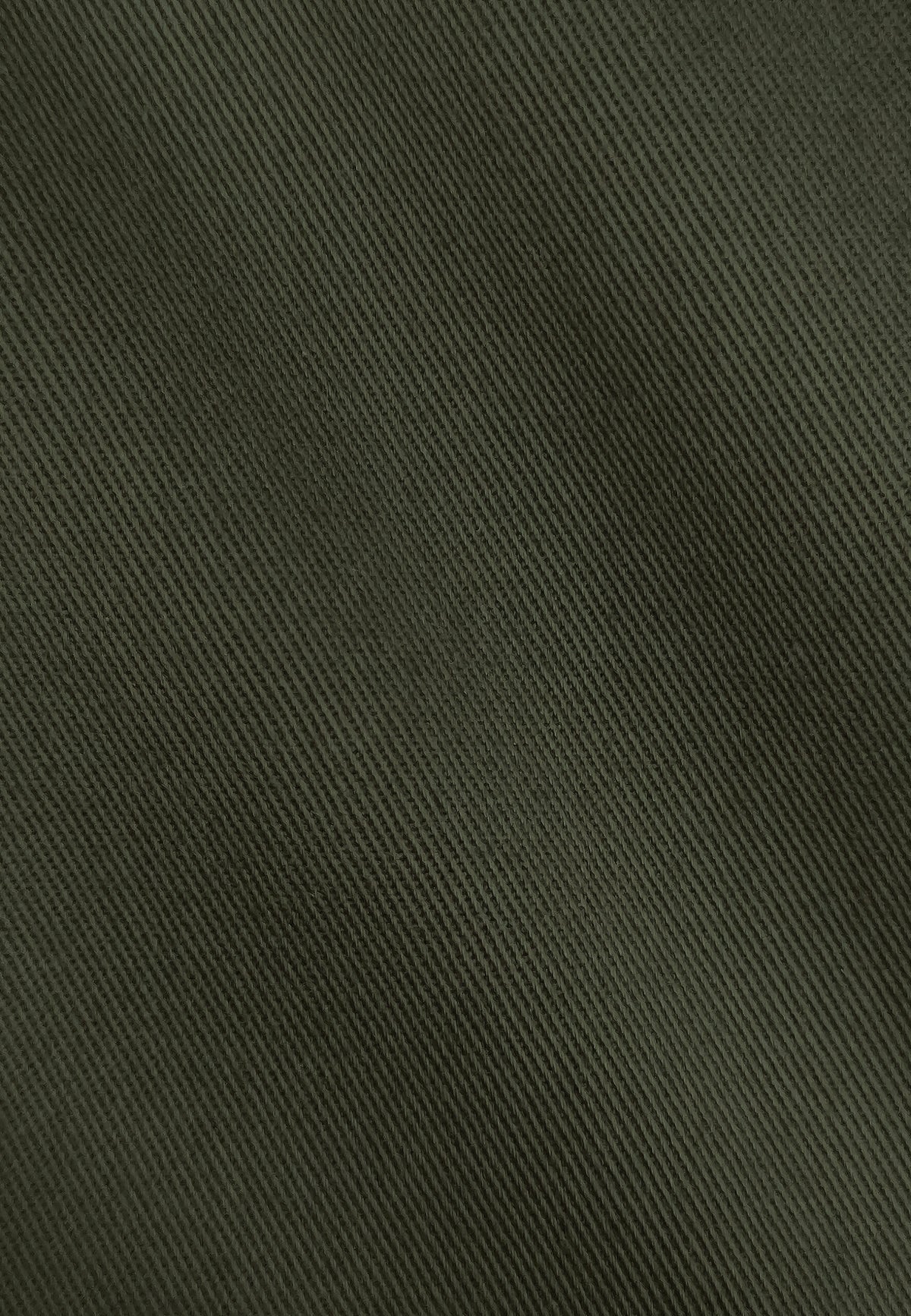 Pantalon chino en coton kaki