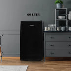 PRIMO PR143DV Congélateur Table Top - 60L - Pose Libre - Classe E - Noir