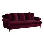 Josea 3 Seater Teak Wood Sofa