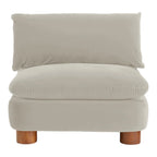 ComfyTrio 3 Seater Teak Wood Sofa