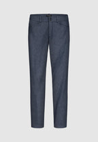 Jeans denim en coton stretch bleu