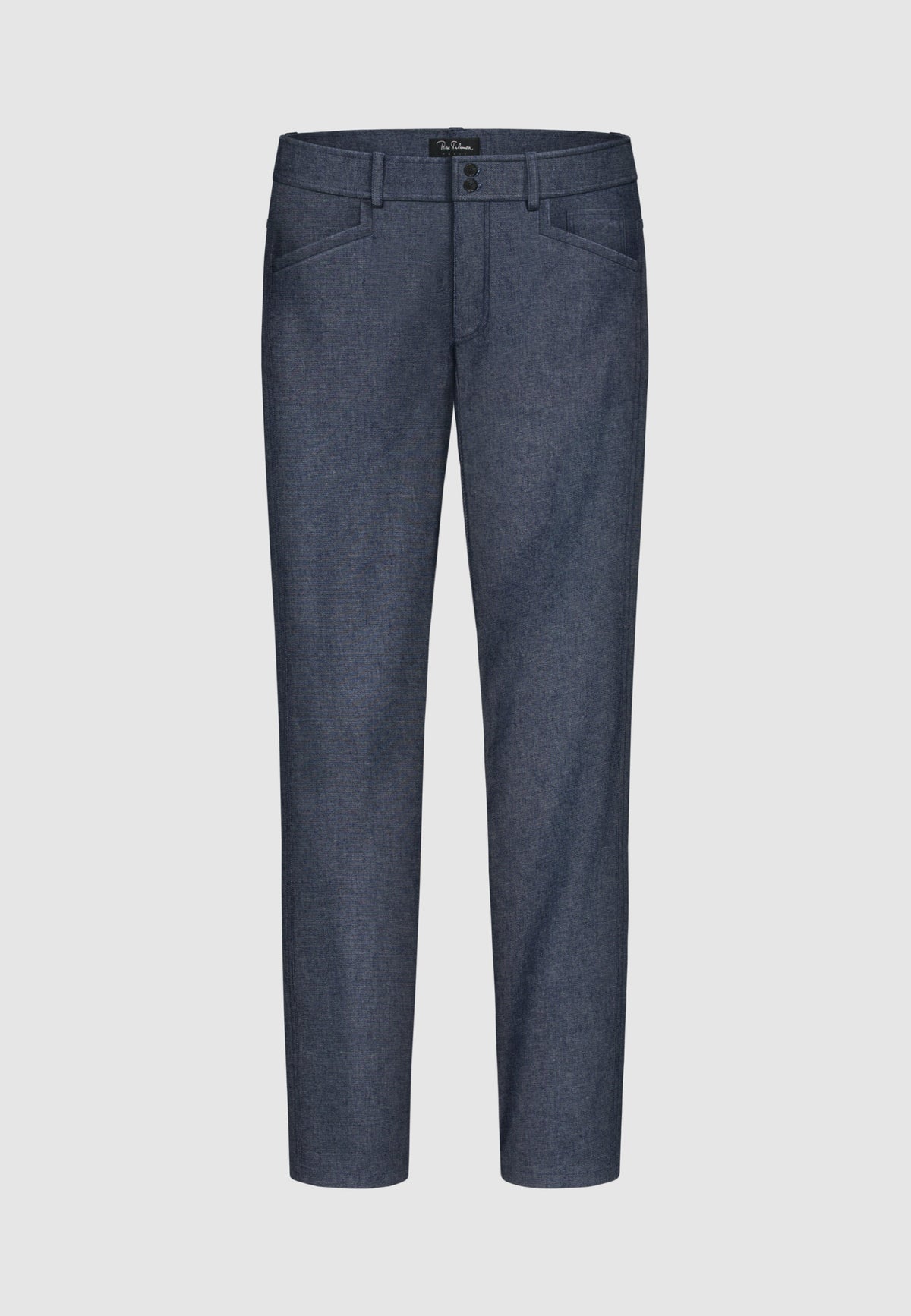 Jeans denim en coton stretch bleu