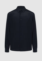 Chemise en crêpe fluide noir
