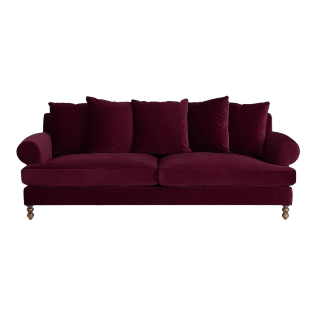 Josea 3 Seater Teak Wood Sofa