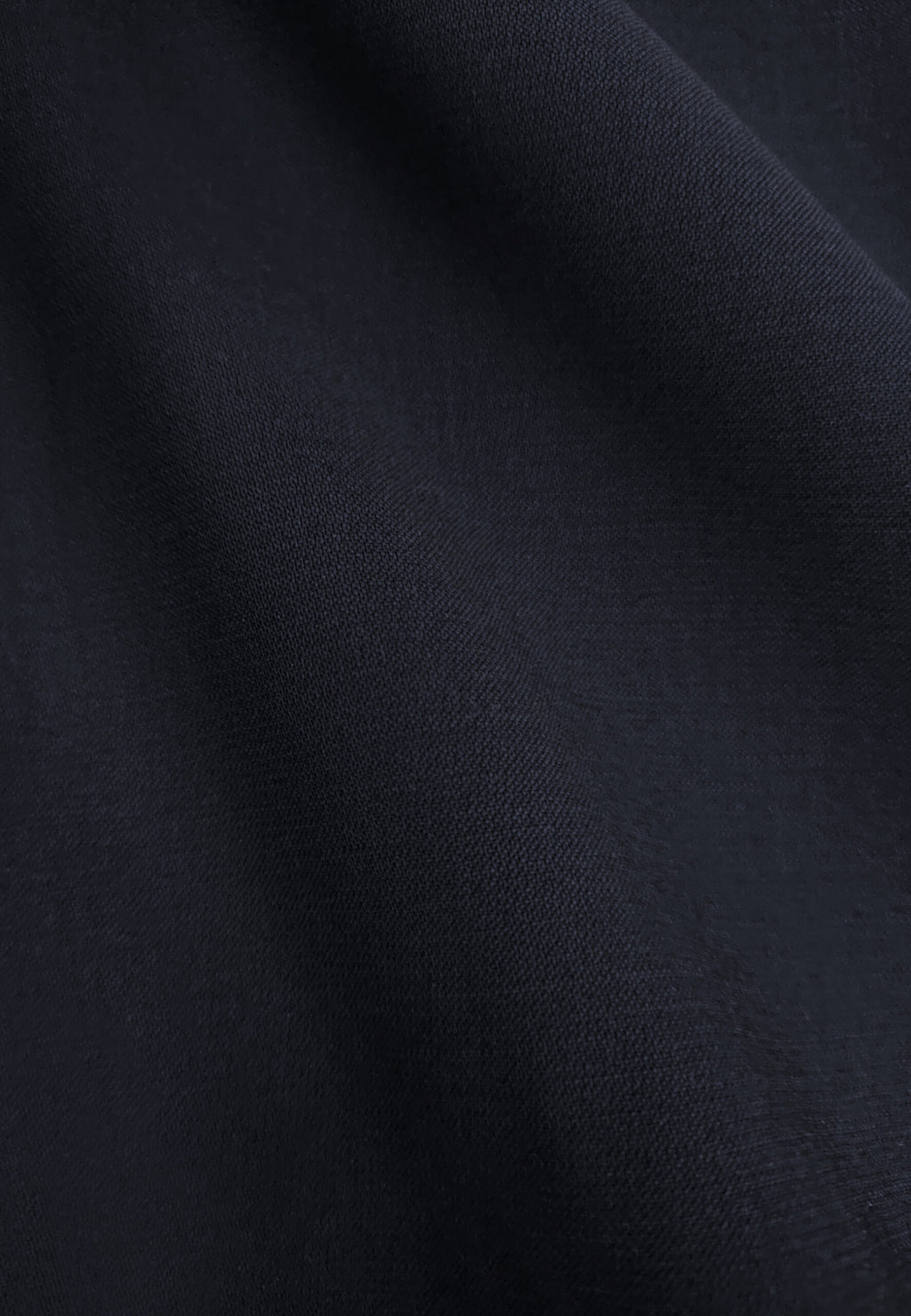 Pantalon en laine bleu marine à poches rectangulaires