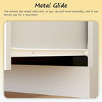 Wardrobe Armoire Closet 59W Large Freestanding Wardrobe Cabinet White