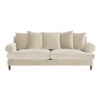 Josea 3 Seater Teak Wood Sofa
