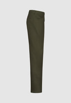 Pantalon chino en coton kaki